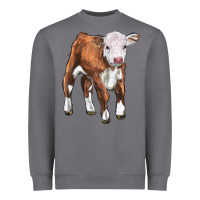 Storm hereford calf Heavyweight Sweatshirt - LillyAllenDesigns