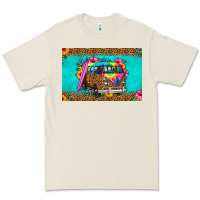 Bone hippie van floral skinny metal can holder Premium Tee - HRA Design Shop