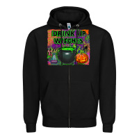 Black drink up witches Zipper Hoodie - BundleAndBundleShop