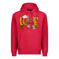 Cardinal Thanksgiving love Nurse Premium Hoodie - NancyCooperArtShop