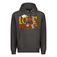 Smoke Thanksgiving love Nurse Premium Hoodie - NancyCooperArtShop