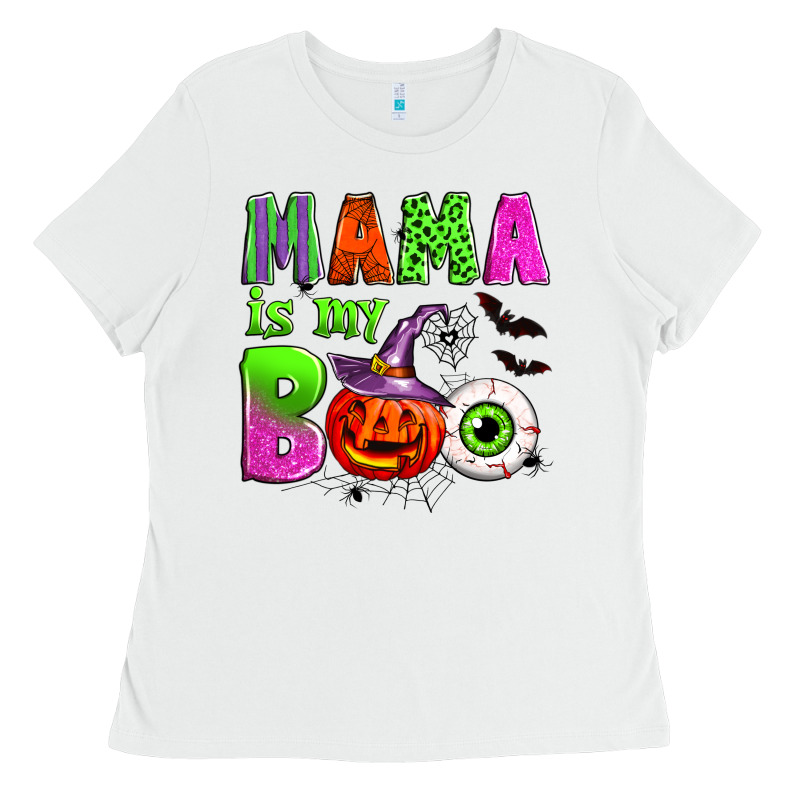 Mama Is My Boo Ladies Tee by Zillion Design Studio | Teevron