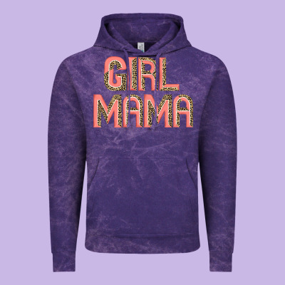 Girl Mama. Vintage Hoodie Designed By Jahusdesignshop