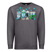 Charcoal Heather winter coffee cup Premium Sweatshirt - texasbilliewilder
