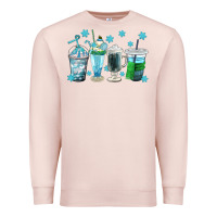 Pale Pink winter coffee cup Premium Sweatshirt - texasbilliewilder