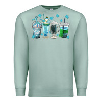 Seafoam winter coffee cup Premium Sweatshirt - texasbilliewilder