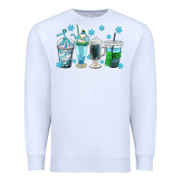White winter coffee cup Premium Sweatshirt - texasbilliewilder