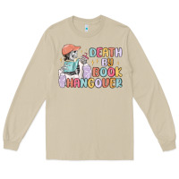 Mushroom death by book hangover Long Sleeve Tee - MaliasSmallBusiness