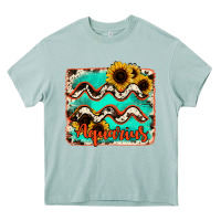 Arona aquarius turquoise cowhide Heavy Core Tee - RanaPortraitStore