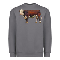 Storm hereford bull Heavyweight Sweatshirt - LillyAllenDesigns