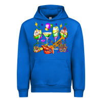 Cobalt mardi gras wine glasses olivia Urban Hoodie - OliviaCreatesArt