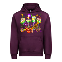 Mauve Wine mardi gras wine glasses olivia Urban Hoodie - OliviaCreatesArt