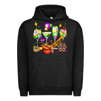 Pigment Black mardi gras wine glasses olivia Urban Hoodie - OliviaCreatesArt