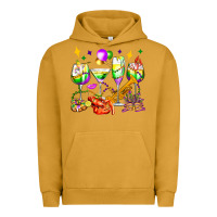Pigment Peanut Butter mardi gras wine glasses olivia Urban Hoodie - OliviaCreatesArt