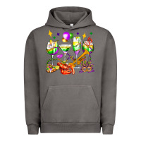 Pigment Tornado mardi gras wine glasses olivia Urban Hoodie - OliviaCreatesArt