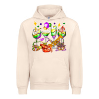 Sandshell mardi gras wine glasses olivia Urban Hoodie - OliviaCreatesArt