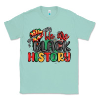 Seafoam we are black history Classic Tee - MaliasSmallBusiness