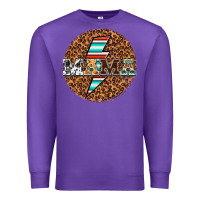 Purple Country Mama Premium Sweatshirt - texasbilliewilder