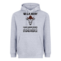 Heather Grey trusting people turned me into the heifer i am tod  black Heavyweight Hoodie - Bettercallsaul