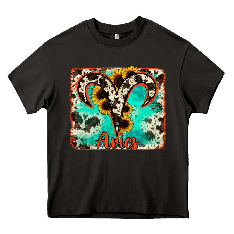 Aries Turquoise Cowhide Heavy Core Tee by RanaPortraitStore | Teevron