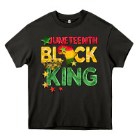 Asphalt juneteenth black king Heavy Core Tee - BarkalooDesign