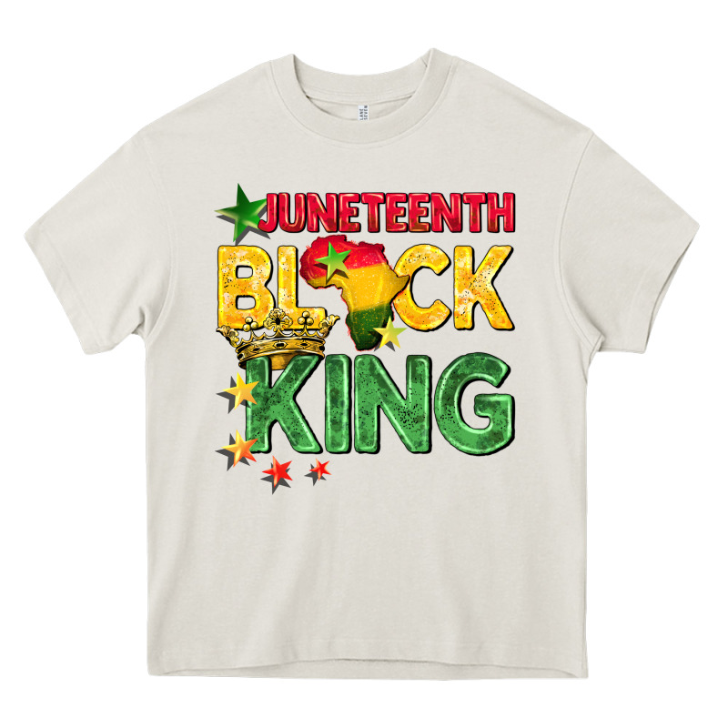 Juneteenth Black King Heavy Core Tee by BarkalooDesign | Teevron