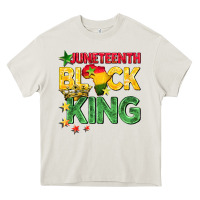 Cream juneteenth black king Heavy Core Tee - BarkalooDesign