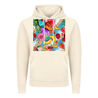 Vintage Artic flowers ice cream fruit Vintage Hoodie - BundleAndBundleShop