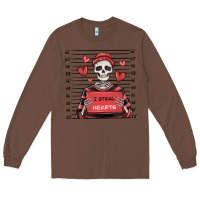 Chestnut i steal hearts skeleton valentine's day Long Sleeve Tee - MaliasSmallBusiness