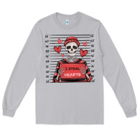 Moon Dust i steal hearts skeleton valentine's day Long Sleeve Tee - MaliasSmallBusiness