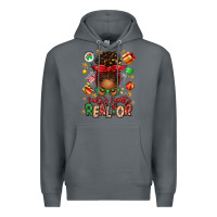 Rock santas favorite realtor messy bun Premium Hoodie - texasbilliewilder