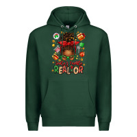 Sports Green santas favorite realtor messy bun Premium Hoodie - texasbilliewilder
