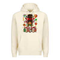 Tofu santas favorite realtor messy bun Premium Hoodie - texasbilliewilder