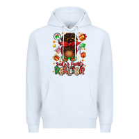 White santas favorite realtor messy bun Premium Hoodie - texasbilliewilder
