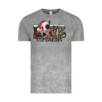 Love Christmas Cow Vintage Tee | Teevron