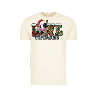 Vintage Arctic love Christmas cow Vintage Tee - Jasminsmagicworld