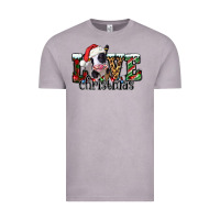 Vintage Zinc love Christmas cow Vintage Tee - Jasminsmagicworld