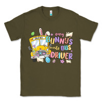 Army Green every bunny's favorite bus driver malia Classic Tee - MaliasSmallBusiness