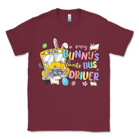 Burgundy every bunny's favorite bus driver malia Classic Tee - MaliasSmallBusiness