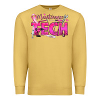 Antique Gold Breast Cancer Maintenance Tech Premium Sweatshirt - texasbilliewilder