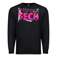 Black Breast Cancer Maintenance Tech Premium Sweatshirt - texasbilliewilder