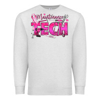 Oatmeal Heather Breast Cancer Maintenance Tech Premium Sweatshirt - texasbilliewilder