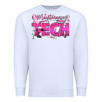 White Breast Cancer Maintenance Tech Premium Sweatshirt - texasbilliewilder