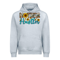 Heather Grey mother hustler Urban Hoodie - OliviaCreatesArt