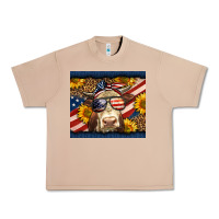 Burro Western 4th Of July Cow Urban Heavy Tee - LillyAllenDesigns