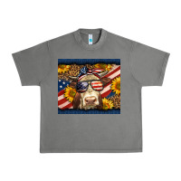 Tornado Western 4th Of July Cow Urban Heavy Tee - LillyAllenDesigns