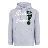 Heather Grey Climate Change Reduce Your Carbon Footprint Gift Heavyweight Hoodie - Bettercallsaul