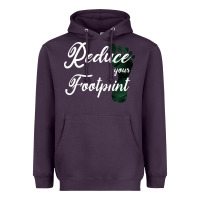 Plum Climate Change Reduce Your Carbon Footprint Gift Heavyweight Hoodie - Bettercallsaul