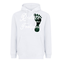 White Climate Change Reduce Your Carbon Footprint Gift Heavyweight Hoodie - Bettercallsaul
