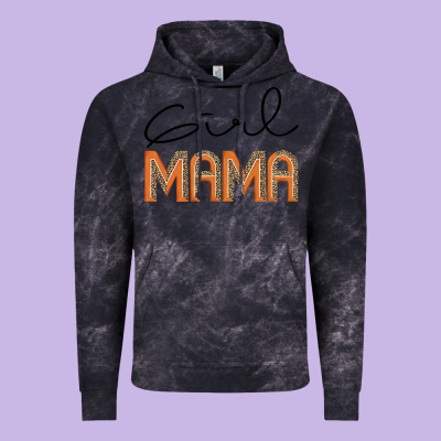 Girl Mama Vintage Hoodie Designed By Jahusdesignshop